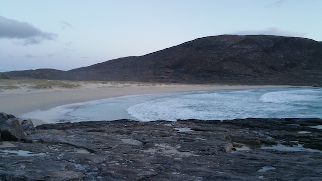 The beach by the hotel, Barra